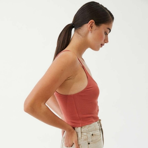 Urban Outfitters Riley Button-Up Cami Top - Picture 2 of 2